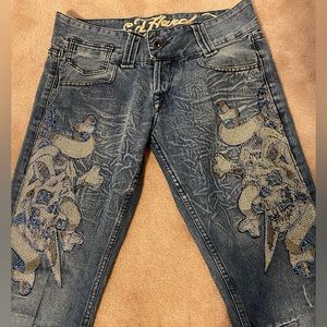 Ed Hardy Rhinestone Jeans